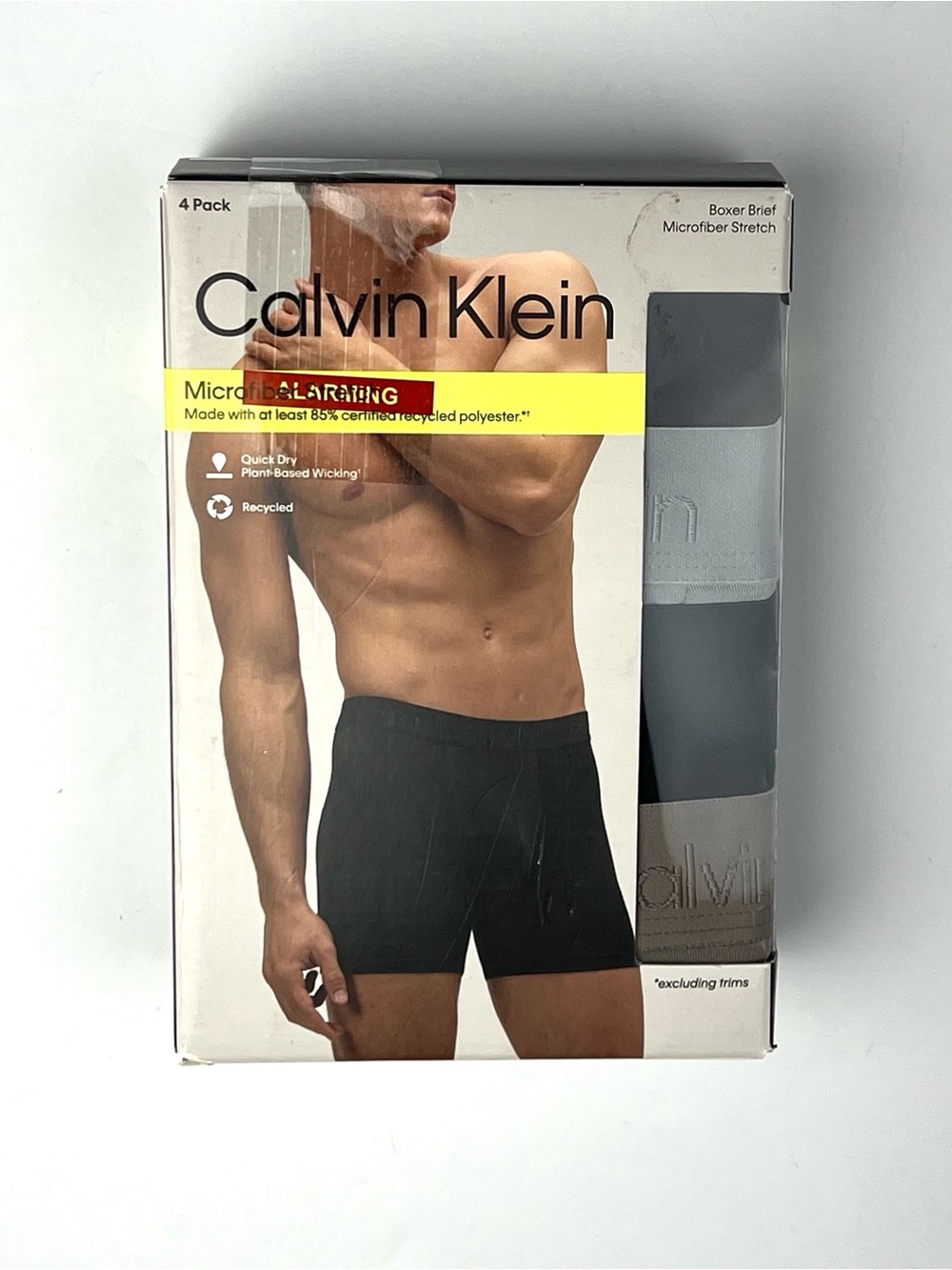 Calvin Klein 4 Pack MicrofibeCalvin Klein Microfiber Stretch Boxer Briefs Sz XL